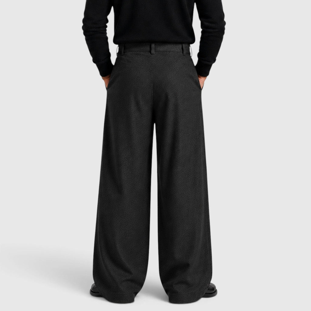 Pleated Business Suit Trousers