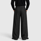 Pleated Business Suit Trousers