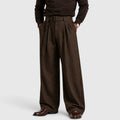 Pleated Business Suit Trousers