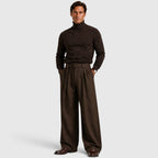 Pleated Business Suit Trousers