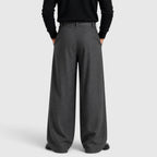 Pleated Business Suit Trousers