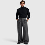Pleated Business Suit Trousers