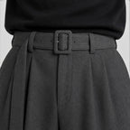 Pleated Business Suit Trousers