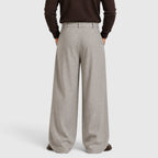 Pleated Business Suit Trousers