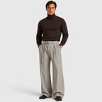 Pleated Business Suit Trousers