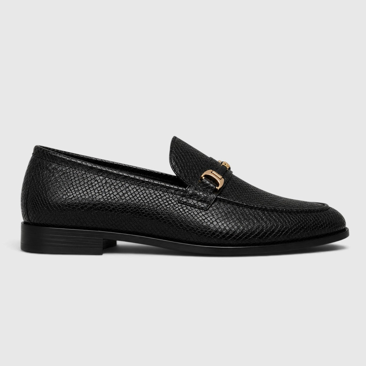 Pointed-Toe Leather Loafers