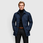 Water-Repellent Belted Trench Coat