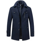 Classic Wool Winter Overcoat