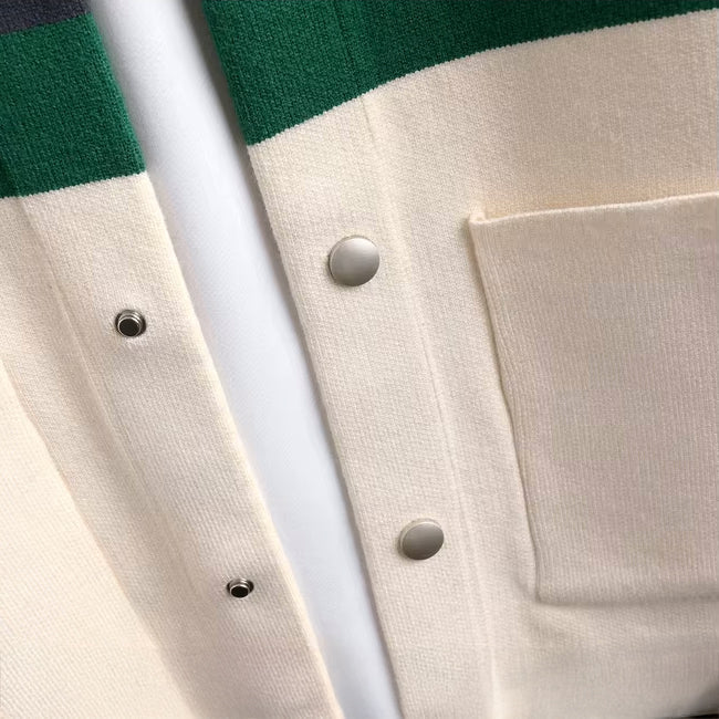 Fine Cotton Button-Up Cardigan