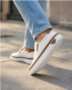 Men's Leather Slip On Shoes - Secranzo