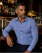 Men's Wrinkle Resistant Striped Shirt - Secranzo