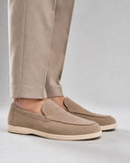 Men's Soft Suede Slip On Loafers - Secranzo