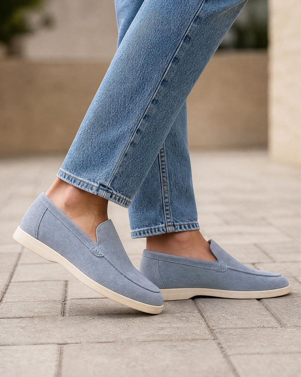 Men's Soft Suede Slip On Loafers - Secranzo