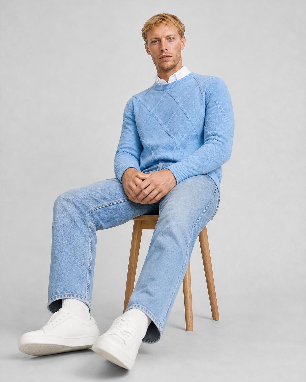 Men's Premium Cashmere Sweater - Secranzo