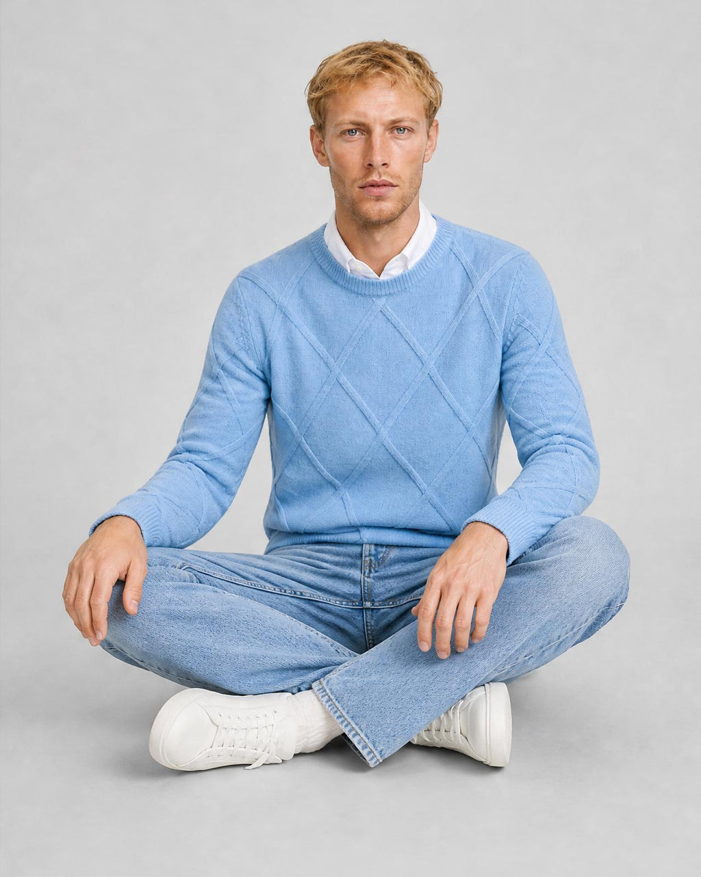 Men's Premium Cashmere Sweater - Secranzo