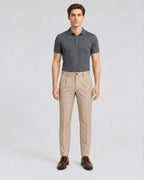 Men's Classic Pleated Dress Trousers - Secranzo