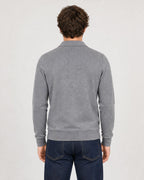 Men's Cotton Full Zip Knit Cardigan - Secranzo