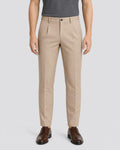 Men's Classic Pleated Dress Trousers - Secranzo