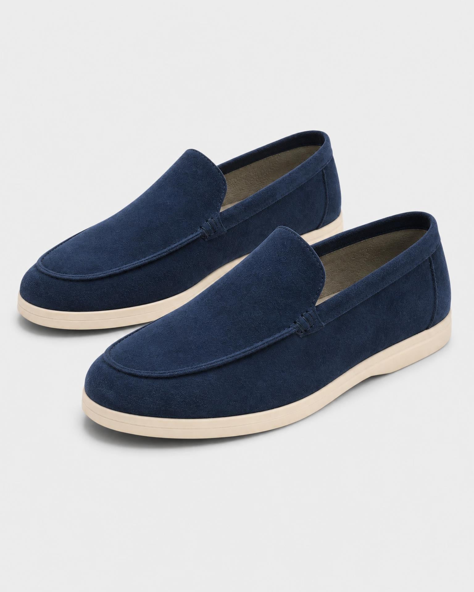 Men's Soft Suede Slip On Loafers - Secranzo