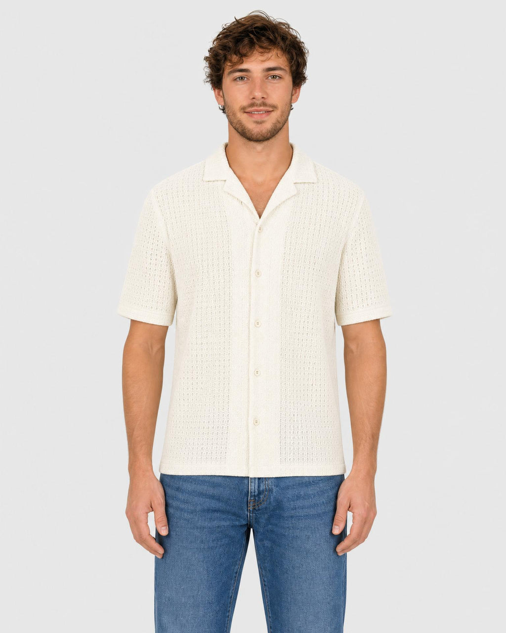 Men's Knit Smart Casual Shirt - Secranzo