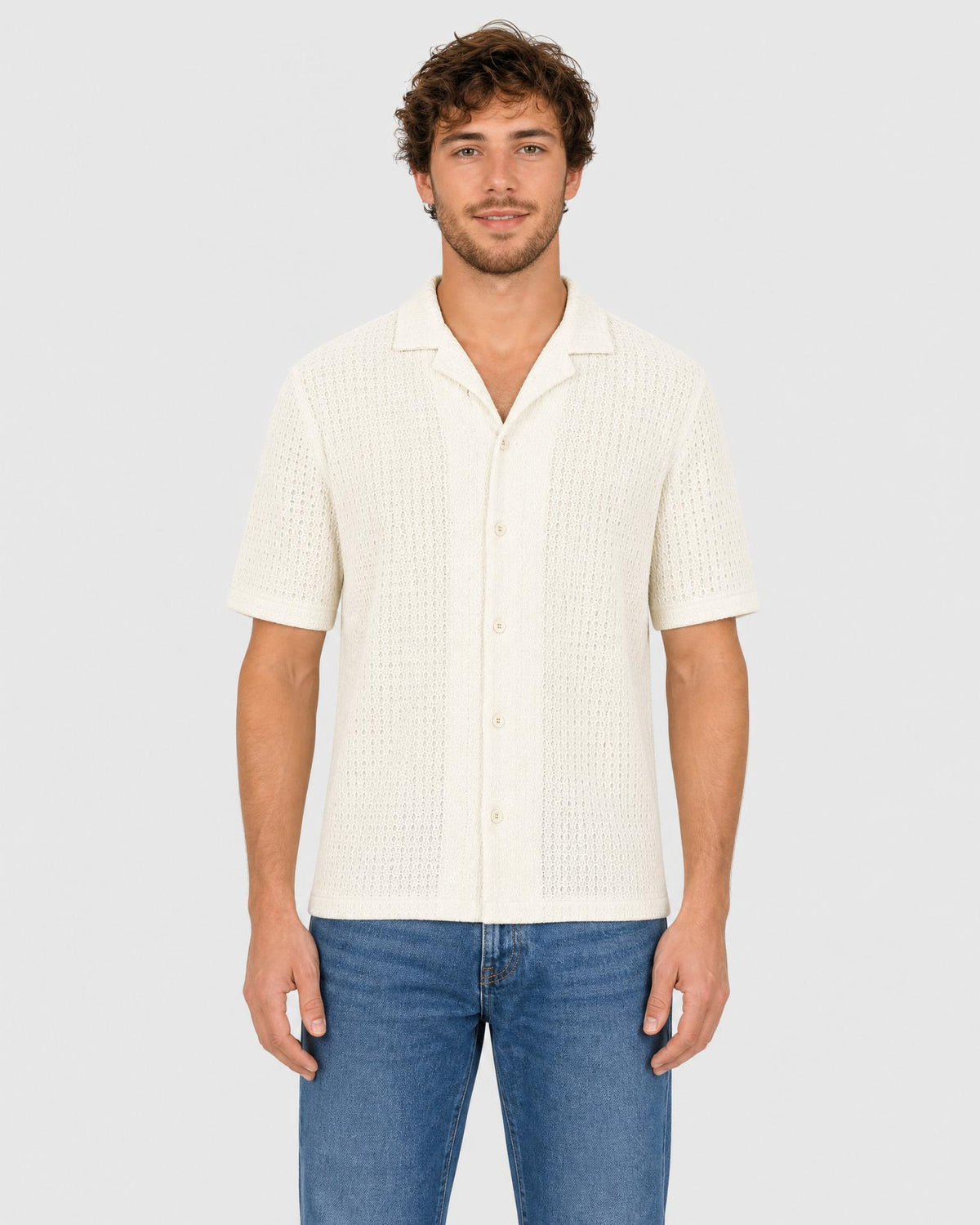Men's Knit Smart Casual Shirt - Secranzo
