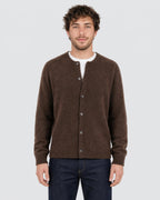Men's Cashmere Blend Open Cardigan - Secranzo