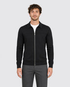 Men's Cotton Full Zip Knit Cardigan - Secranzo
