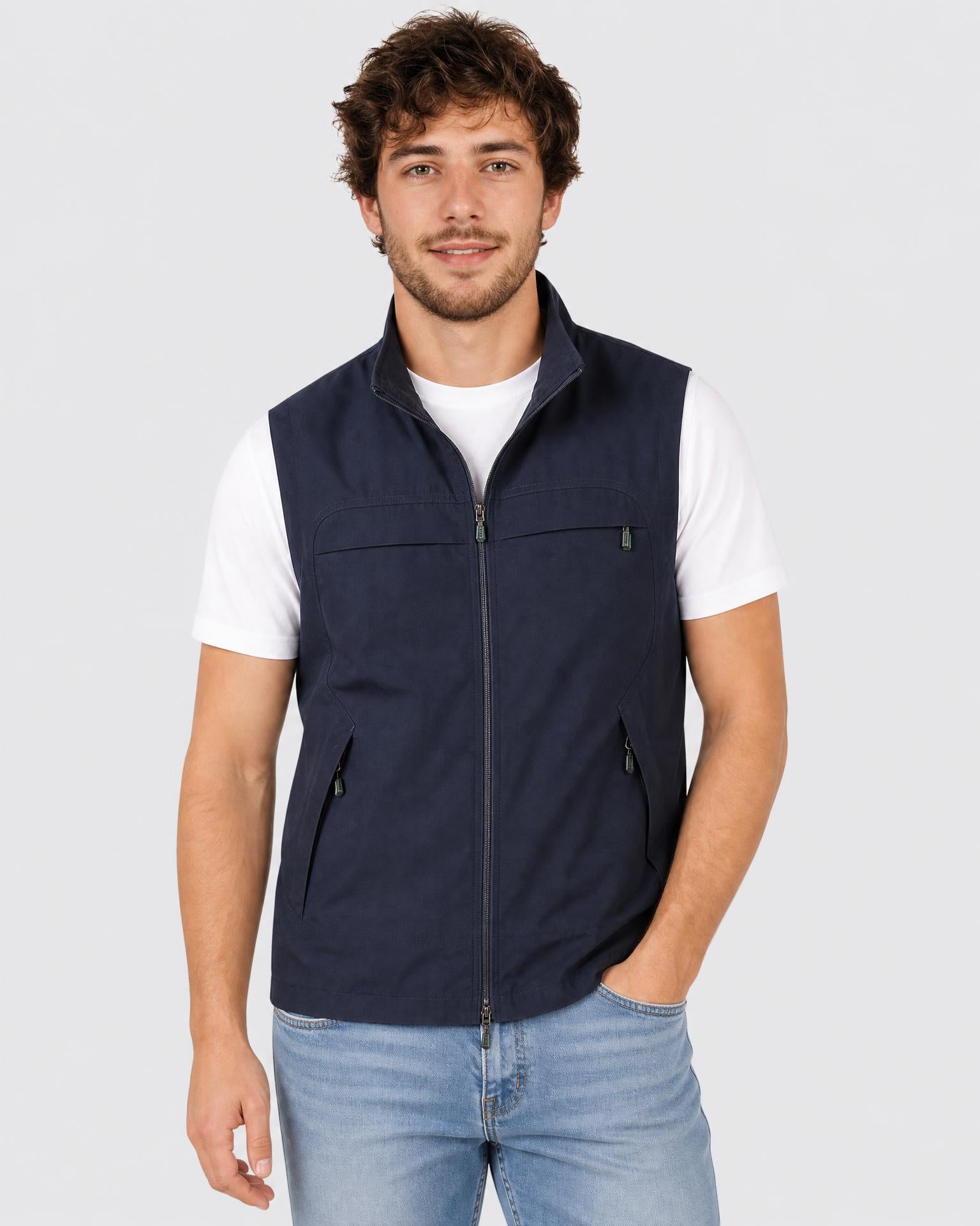 Men's Lightweight Utility Gilet Vest - Secranzo