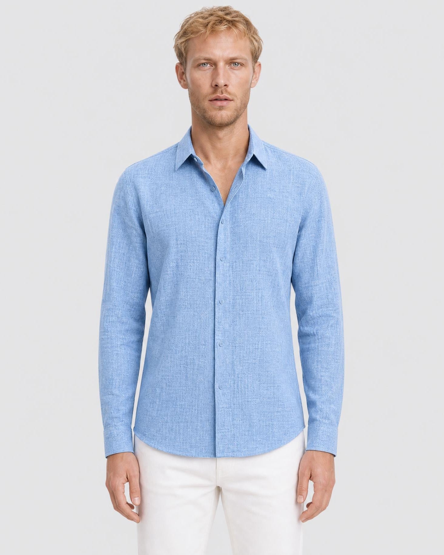 Men's Breathable Linen Shirt - Secranzo