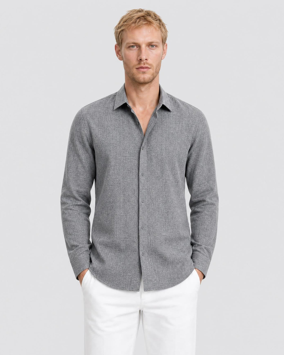 Men's Breathable Linen Shirt - Secranzo