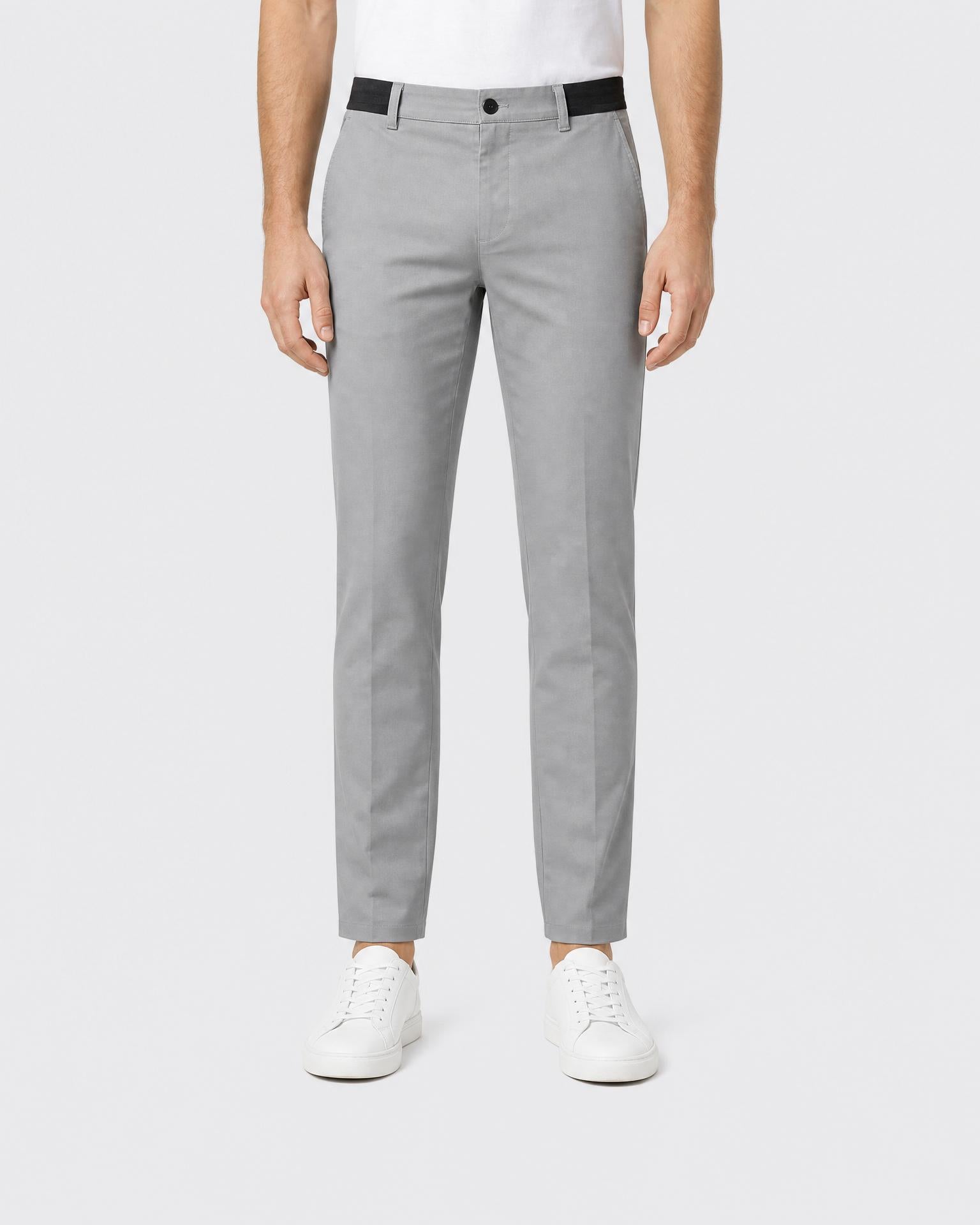 Men's Stretch Chino Trousers - Secranzo