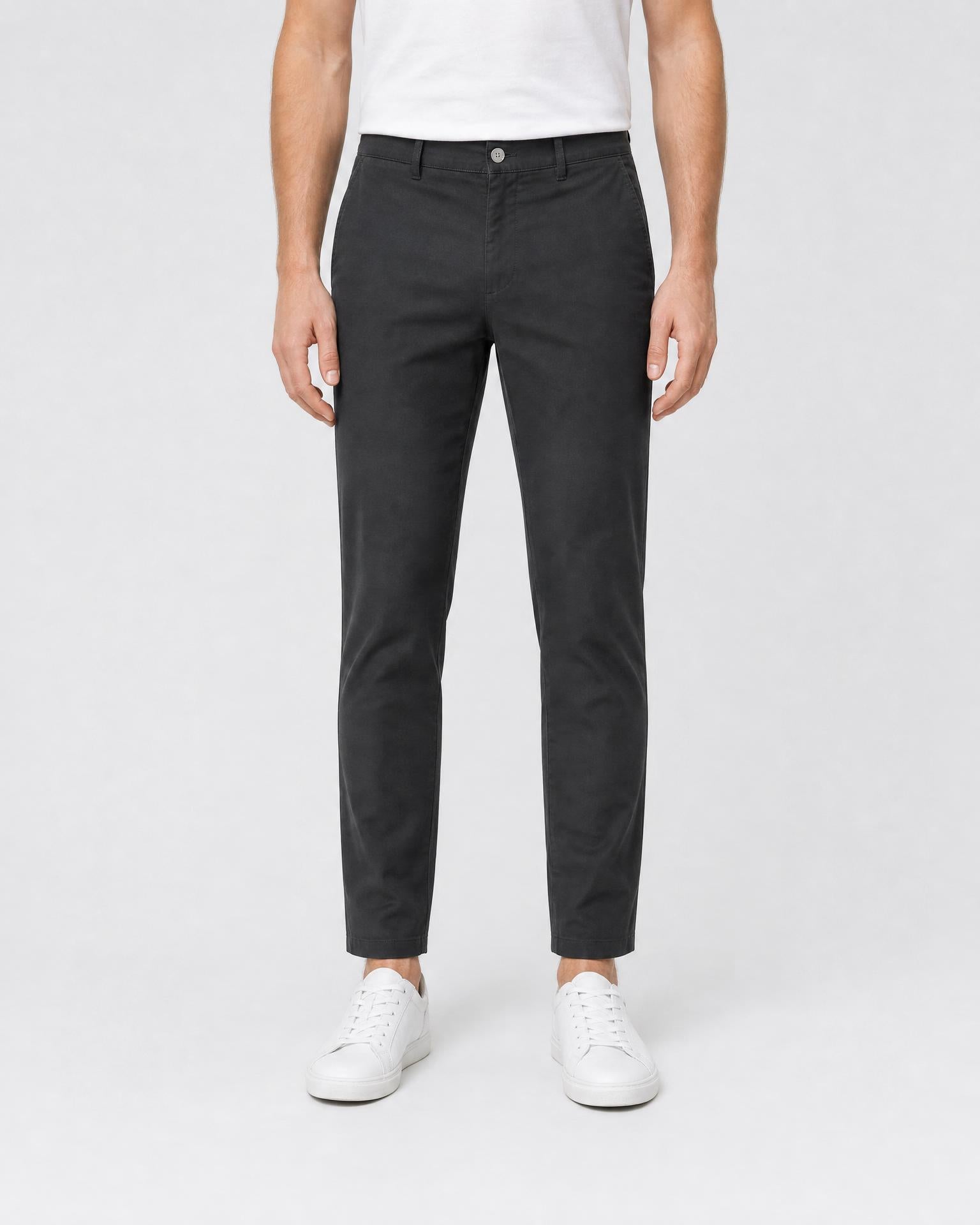 Men's Stretch Chino Trousers - Secranzo