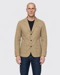 Men's Italian Cotton Three Button Blazer - Secranzo