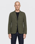 Men's Italian Cotton Three Button Blazer - Secranzo