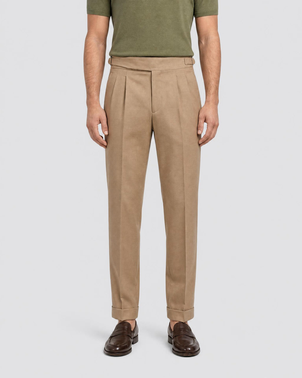 Men's Tailored Straight Fit Trousers - Secranzo