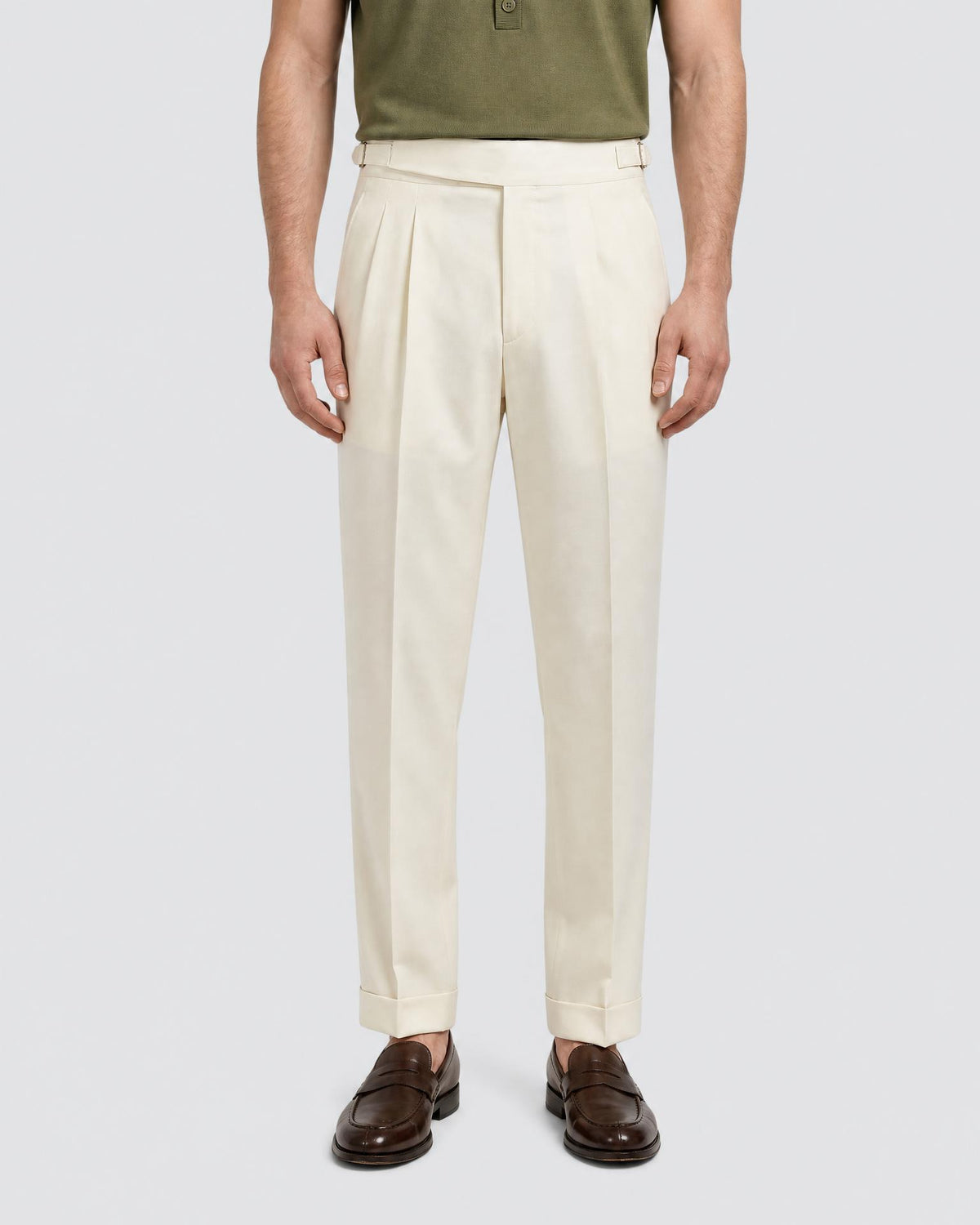 Men's Tailored Straight Fit Trousers - Secranzo