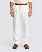 Men's Regular Fit Pleated Trousers - Secranzo