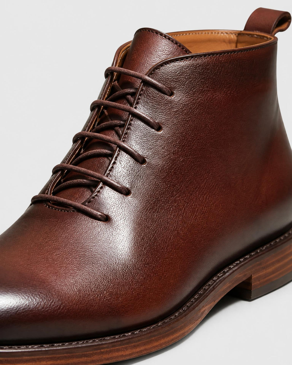 Men's Full Grain Leather Boots - Secranzo