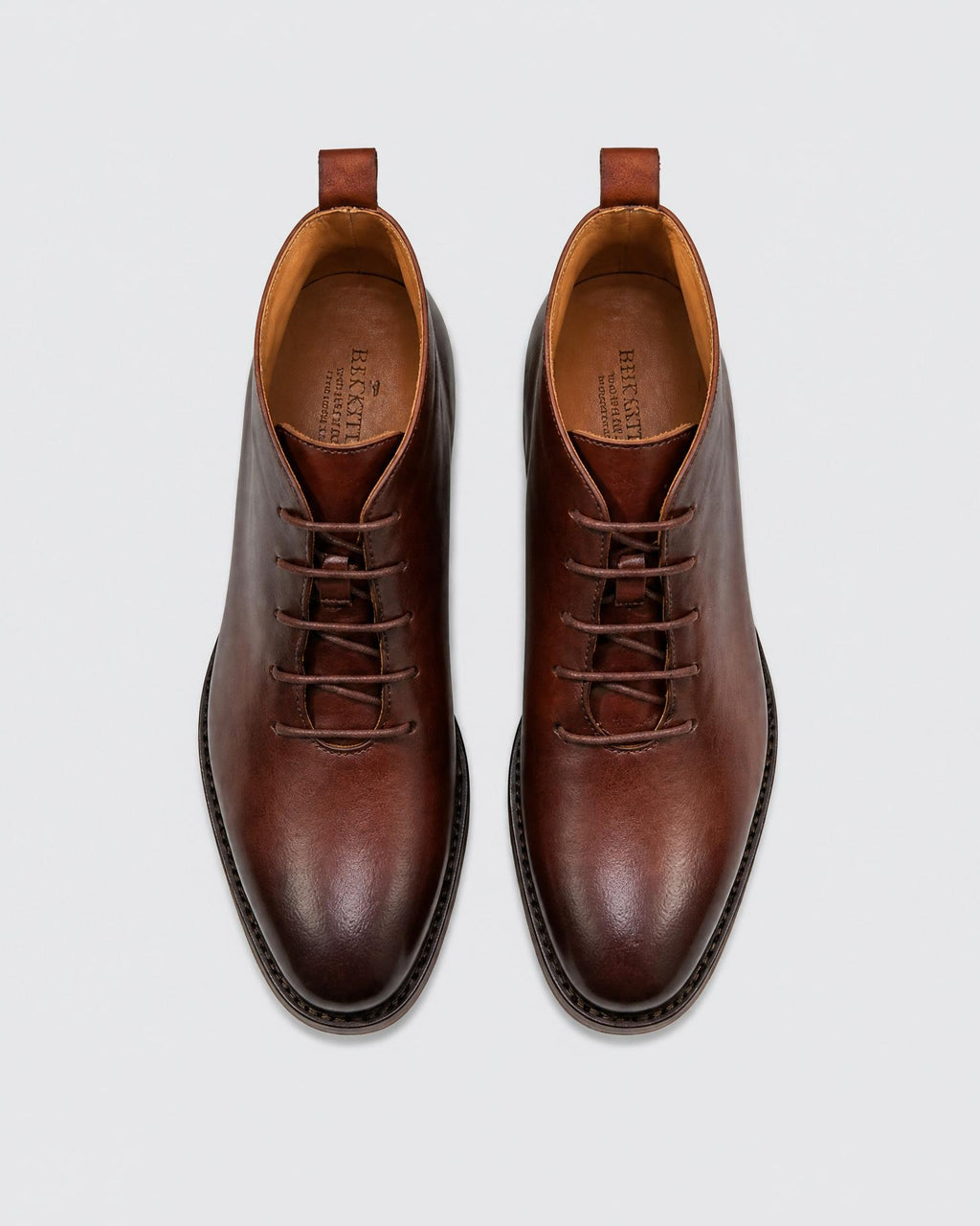 Men's Full Grain Leather Boots - Secranzo