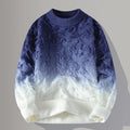 Tufted Fringe Two-Tone Knit