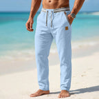 Relaxed Linen Baggy Trousers