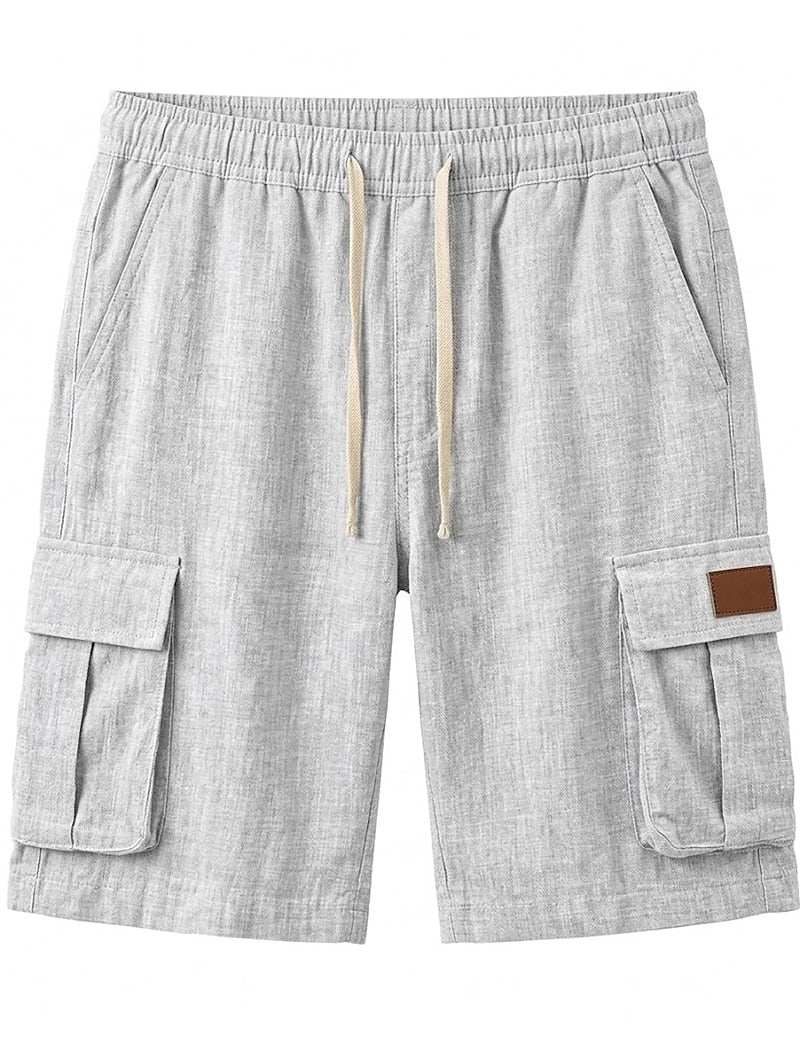 Lightweight Linen Beach Shorts