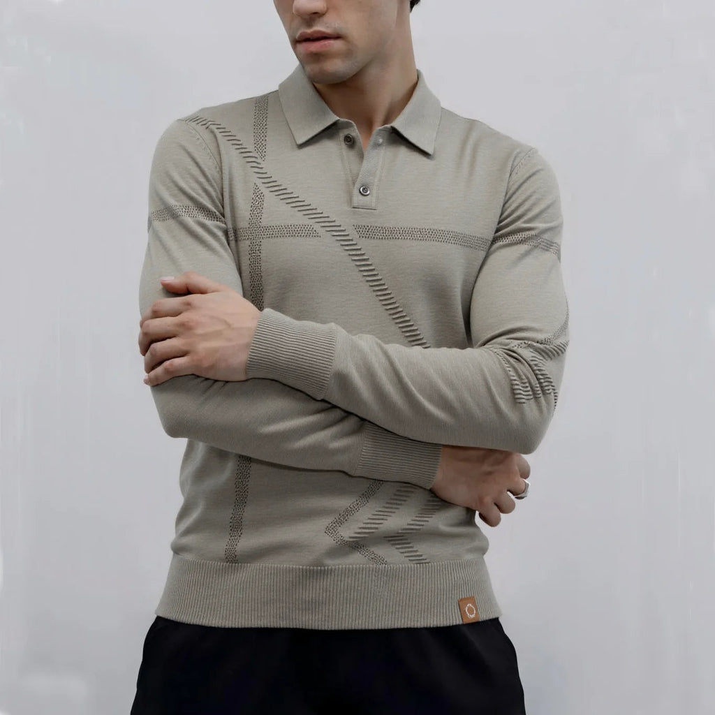 Slim Fit Soft Knit Polo Shirt