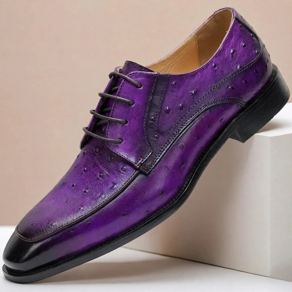 Full-Grain Leather Derby Shoes