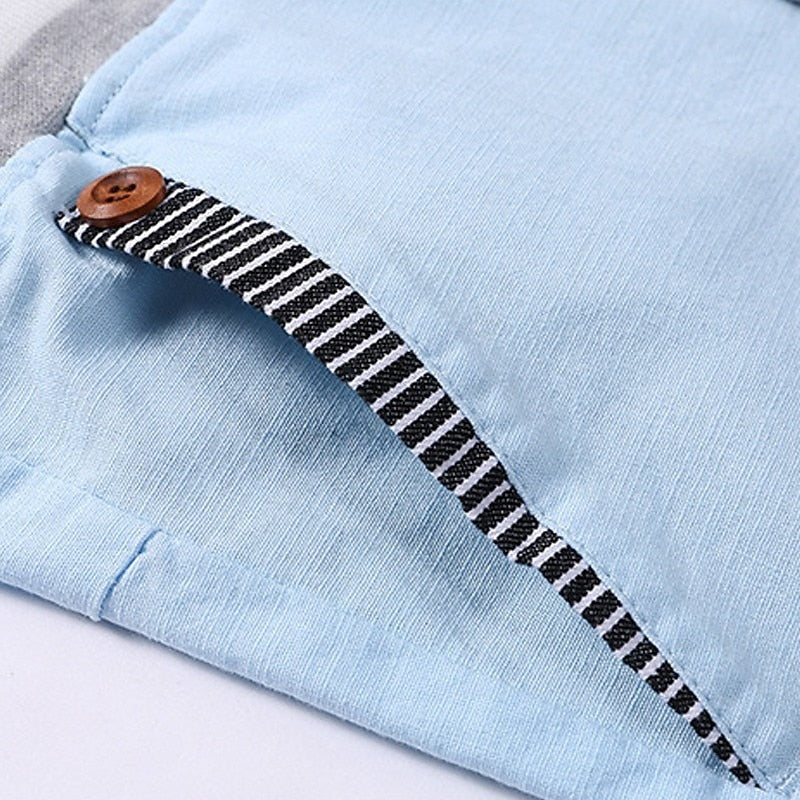 Relaxed Linen Baggy Trousers