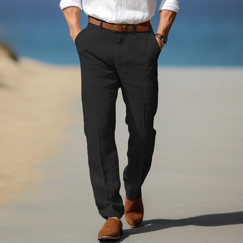 Premium Linen Tailored Trousers