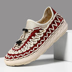 Woven Nylon Comfort Sandals