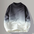 Distressed Gradient Relaxed Knit