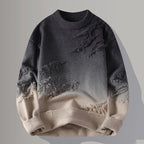 Distressed Gradient Relaxed Knit