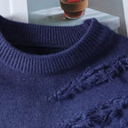 Distressed Gradient Relaxed Knit